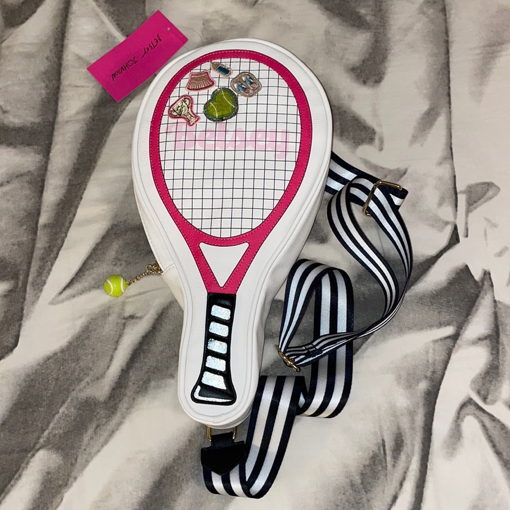 NEW Betsey Johnson Tennis Racket Purse